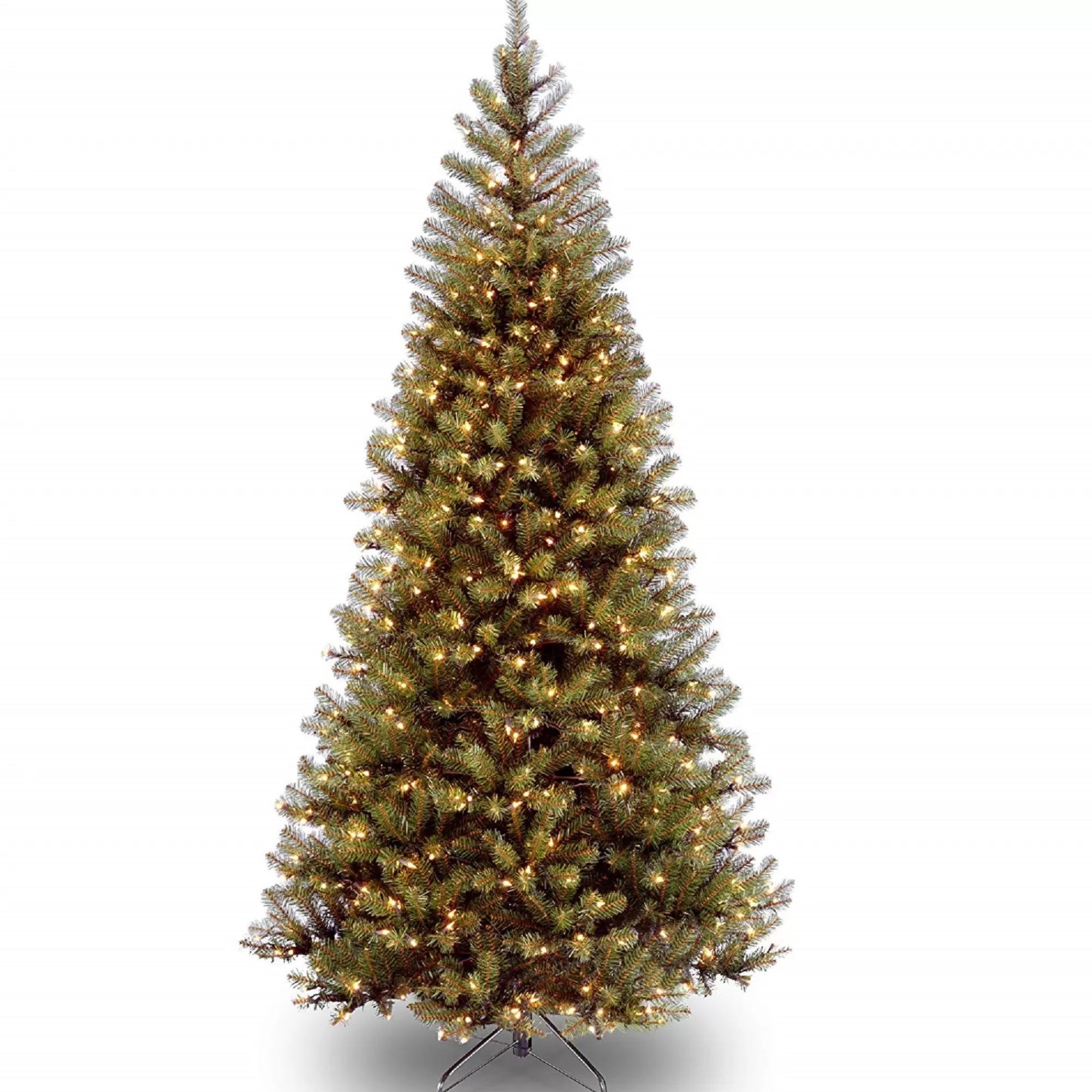 Christmas Central 7.5 Ft. Aspen Spruce Tree With Clear Lights< Pre-Lit