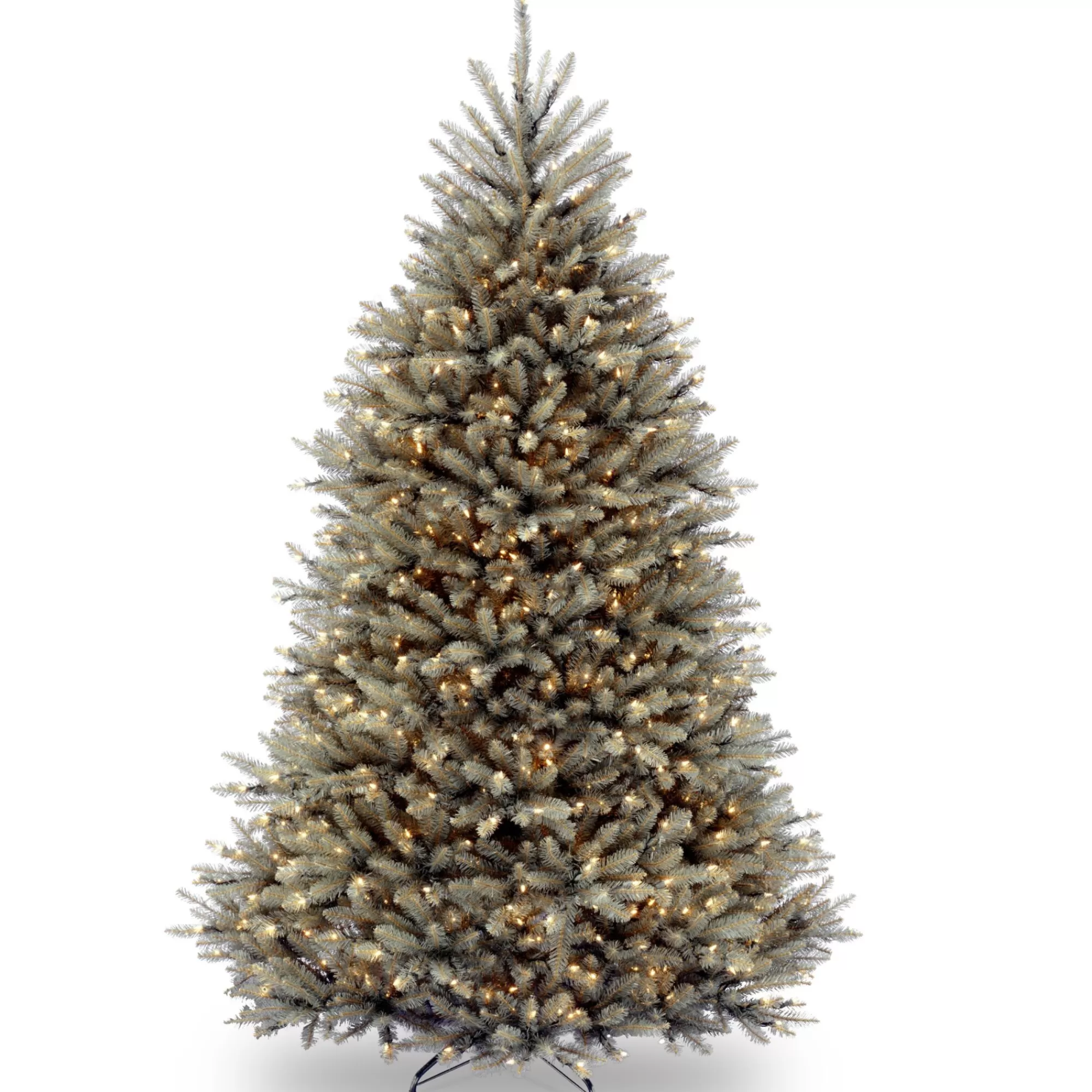 Christmas Central 7.5 Ft. Dunhill® Blue Fir Tree With Clear Lights< Pre-Lit