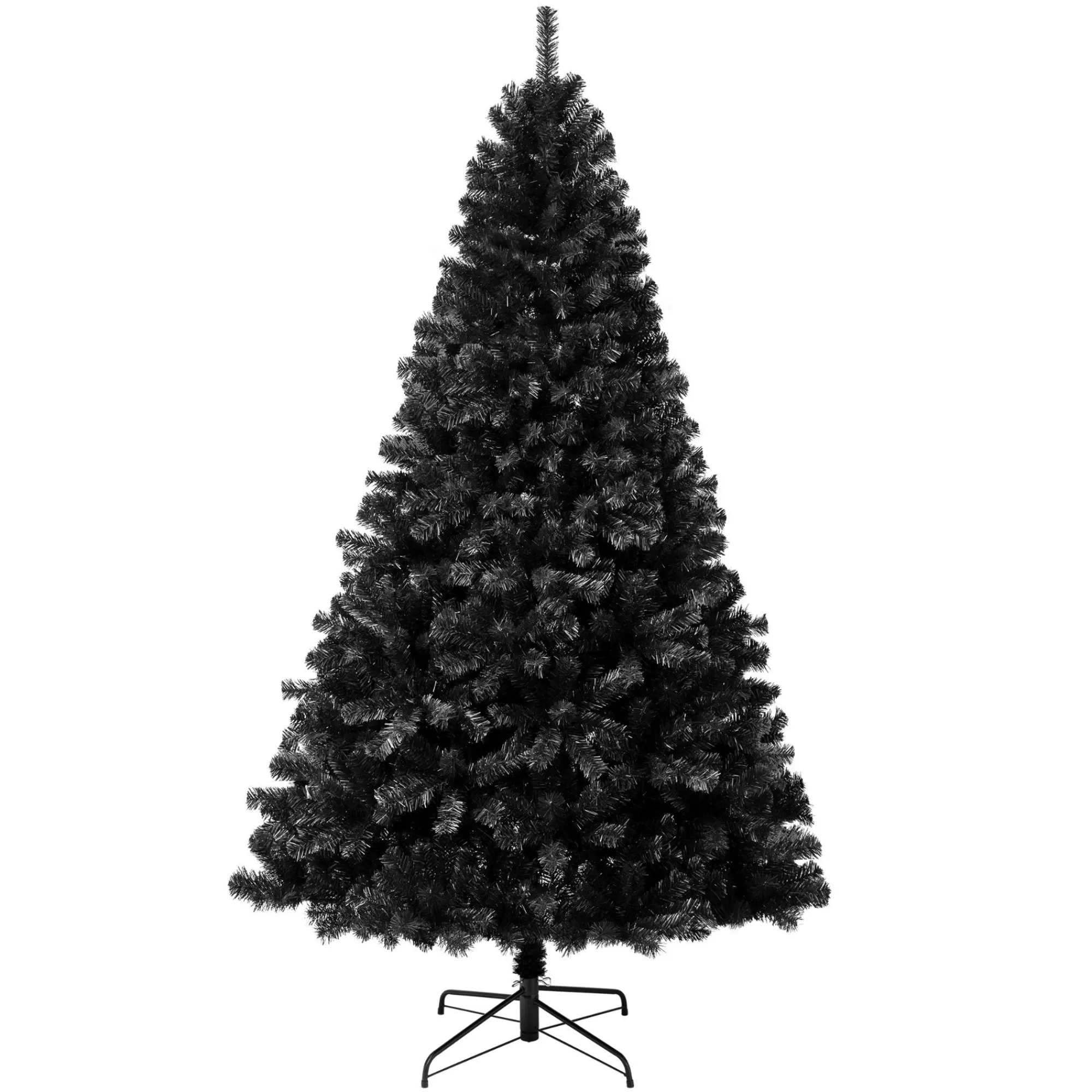 Christmas Central 7.5' Medium Black Pop Up Artificial Christmas Tree, Unlit< Colorful