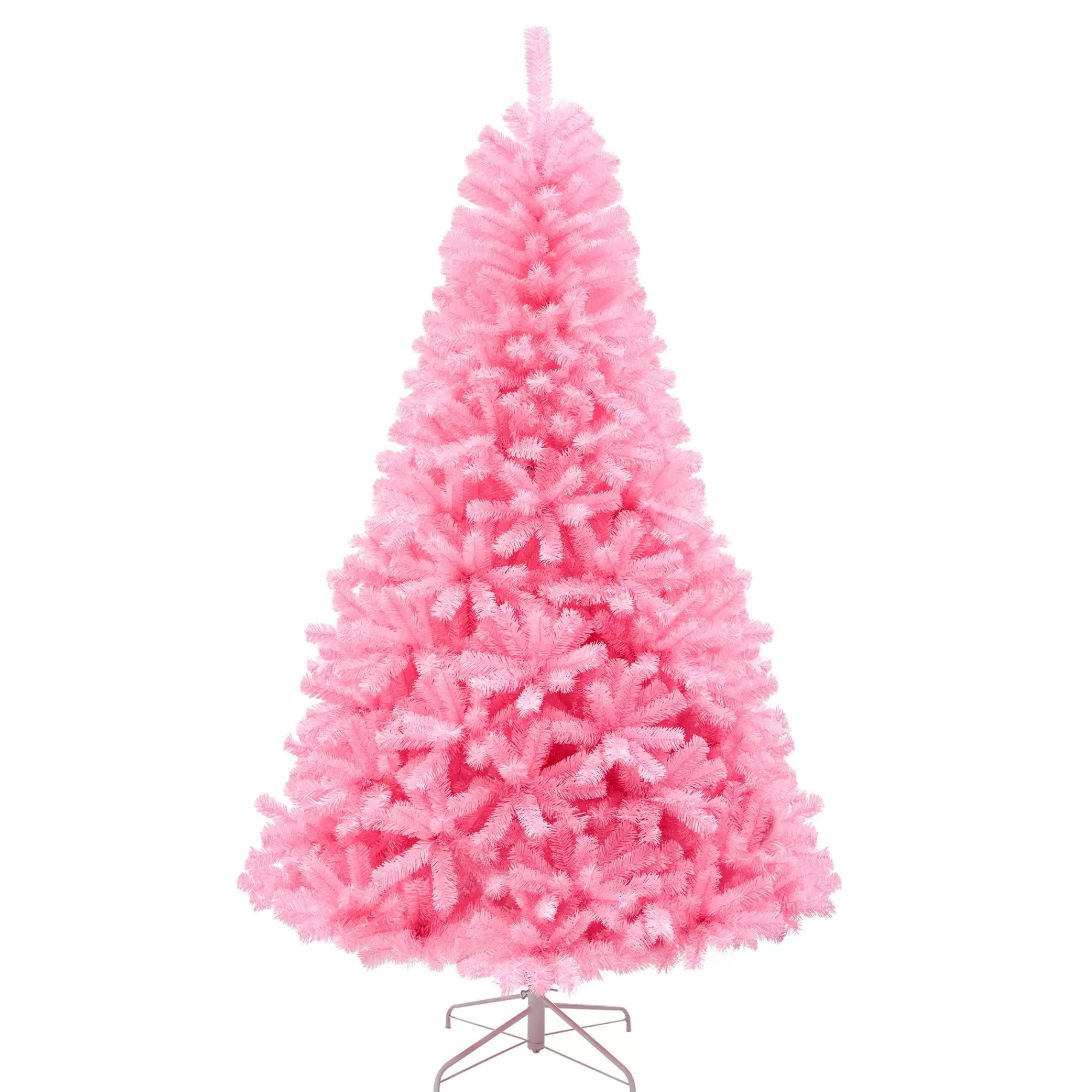 Christmas Central 7.5' Medium Pink Pop Artificial Christmas Tree, Unlit< Colorful