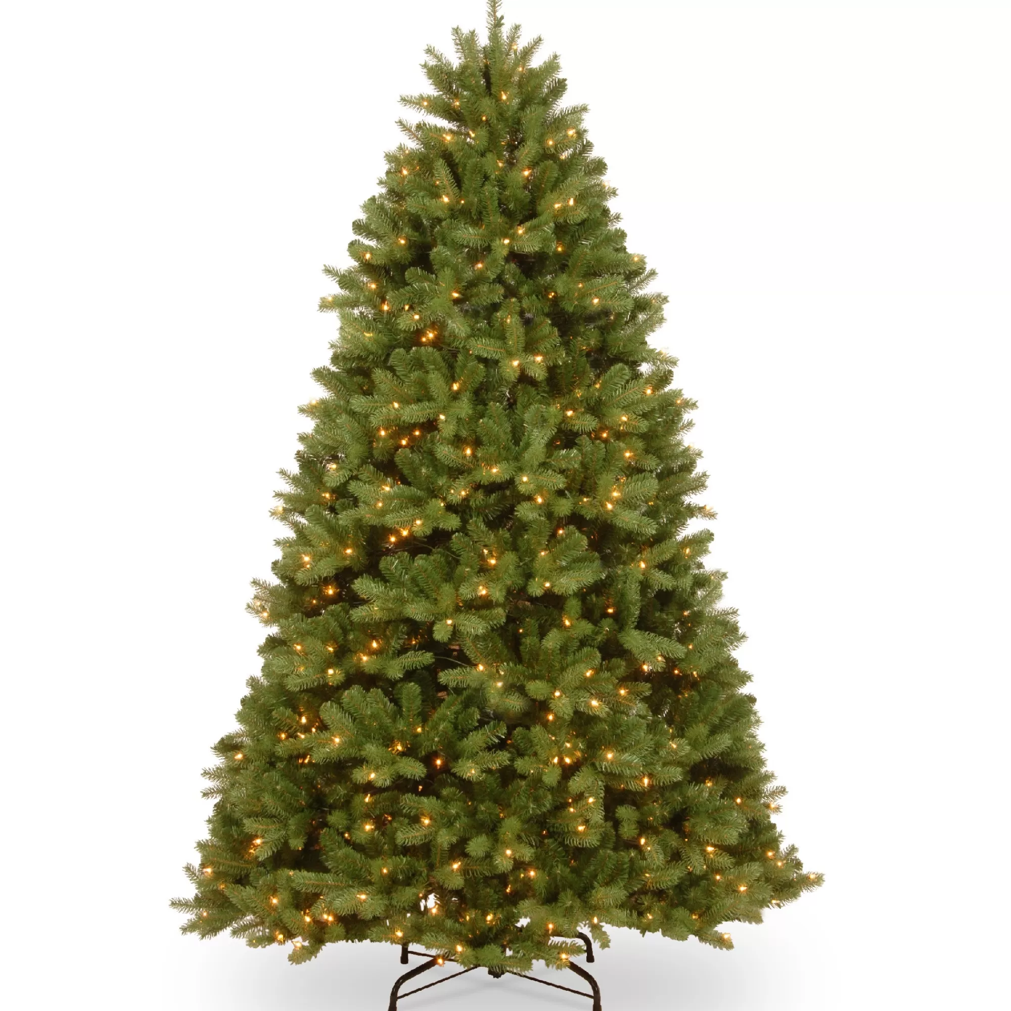 CC Christmas Decor 7.5' Newberry Spruce Artificial Christmas Tree – Clear Lights< Pre-Lit