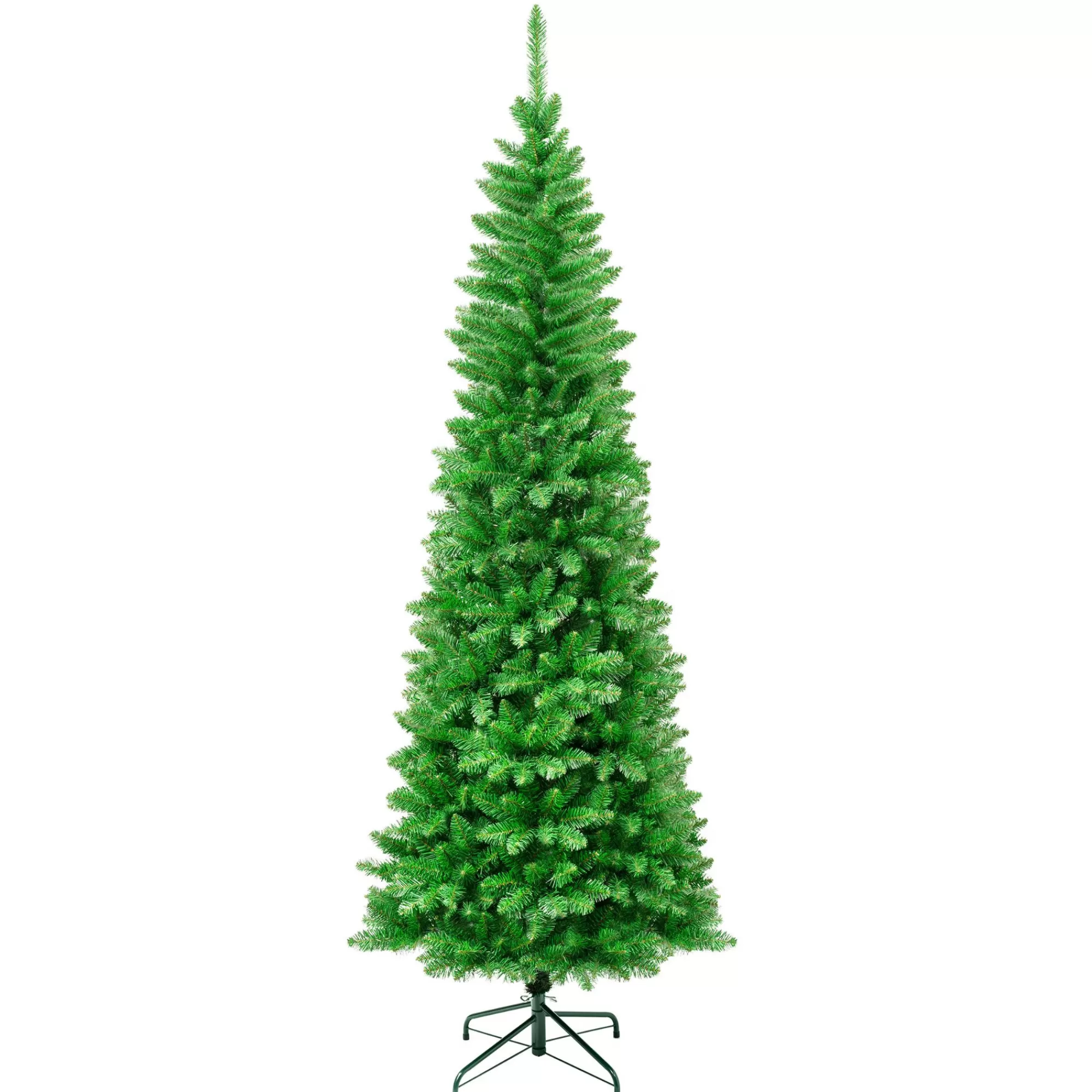 Christmas Central 7.5' Pencil Rowan Artificial Christmas Tree, Unlit< Colorful