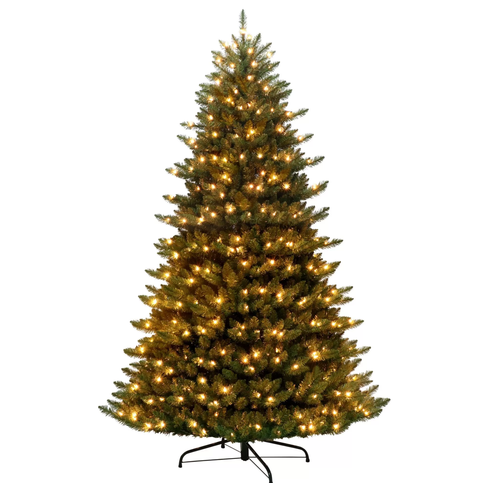 CC Christmas Decor 7.5' Pre-Lit Cascade Pine Artificial Christmas Tree - Clear Lights< Pre-Lit