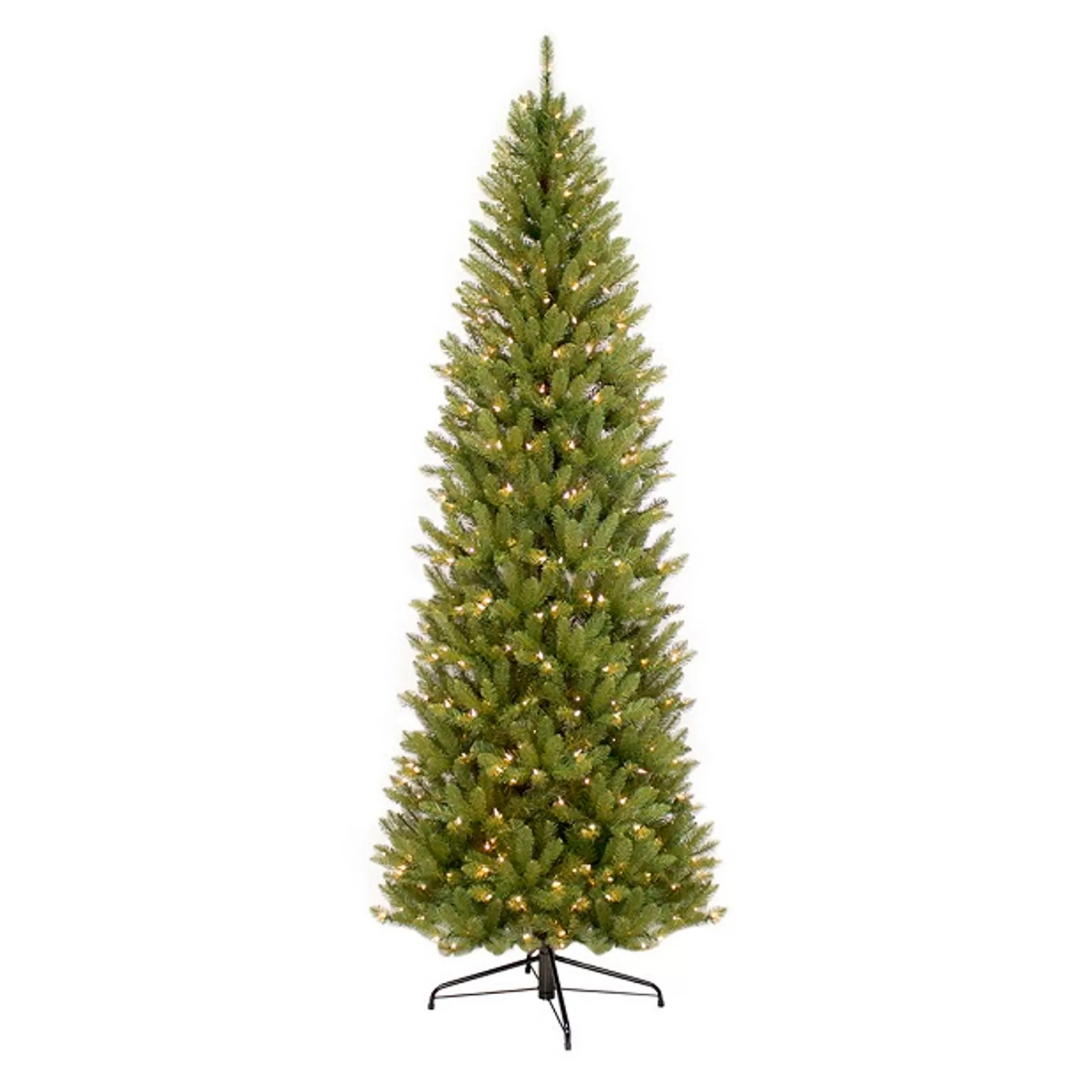 CC Christmas Decor 7.5' Pre-Lit Fraser Fir Pencil Artificial Christmas Tree< Pre-Lit