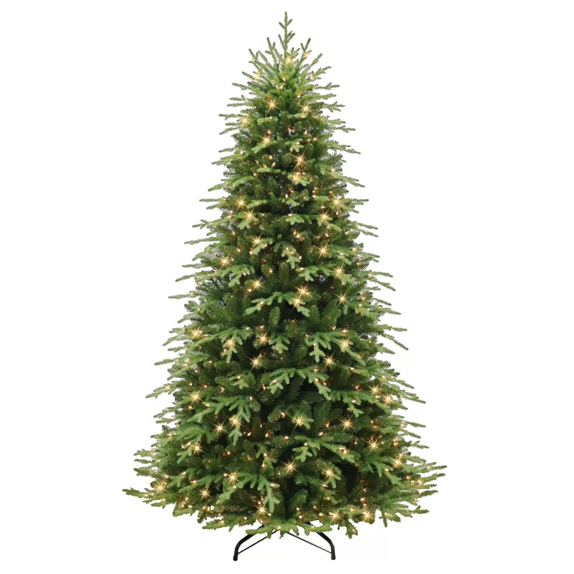 CC Christmas Decor 7.5' Pre-Lit Galveston Fir Artificial Christmas Tree, Clear Lights< Pre-Lit