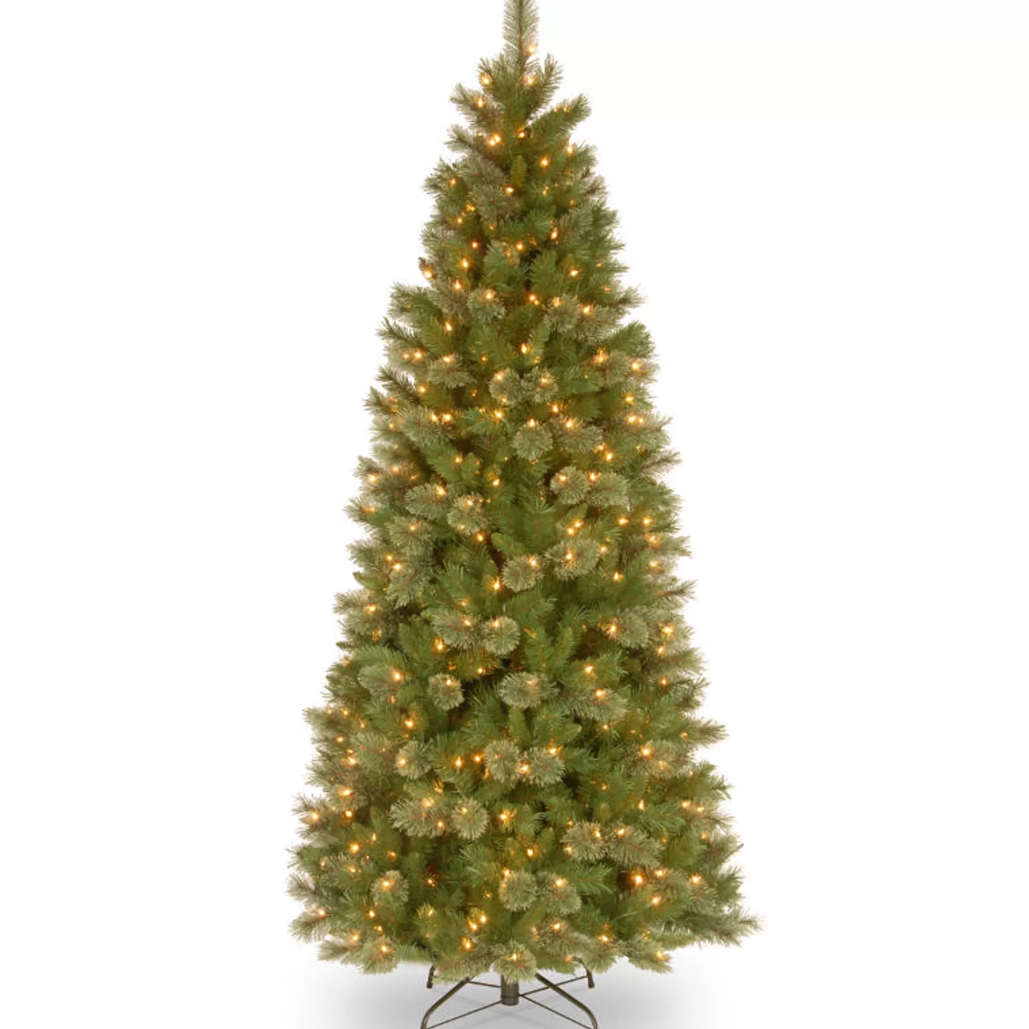 Christmas Central 7.5' Pre-Lit Tacoma Pine Artificial Christmas Tree - Clear Lights< Pre-Lit