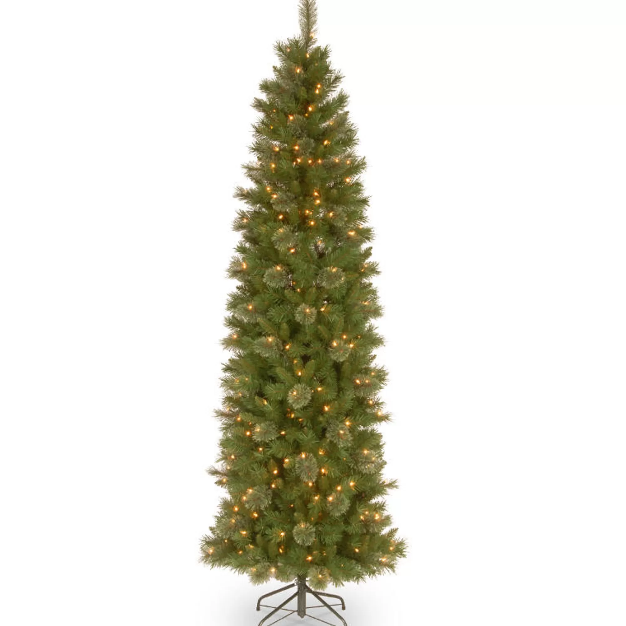 Christmas Central 7.5' Pre-Lit Tacoma Pine Artificial Christmas Tree, Clear Lights< Pre-Lit