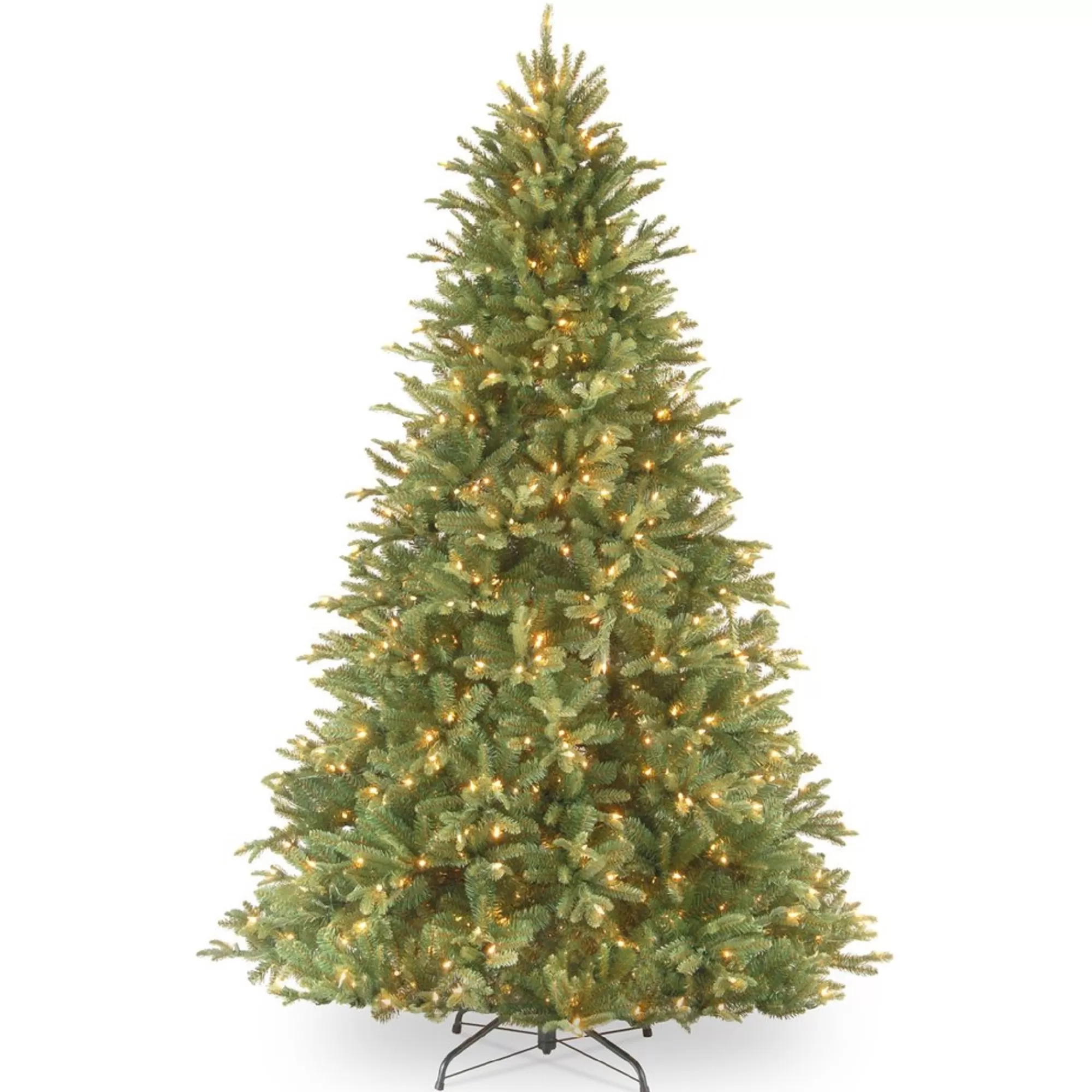 Christmas Central 7.5' Pre-Lit Tiffany Fir Artificial Christmas Tree – Clear Lights< Pre-Lit