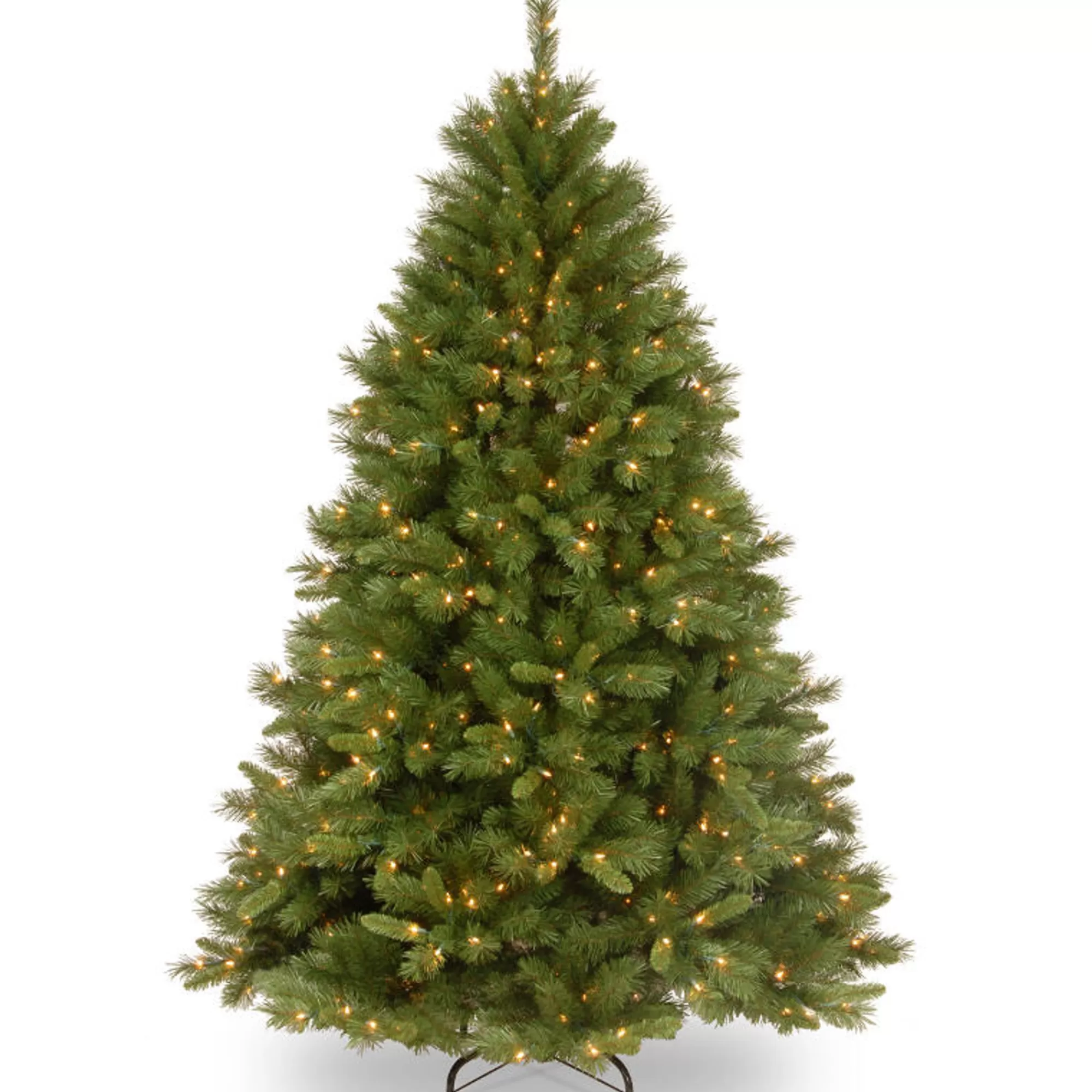 Christmas Central 7.5' Pre-Lit Winchester Pine Artificial Christmas Tree - Clear Lights< Pre-Lit