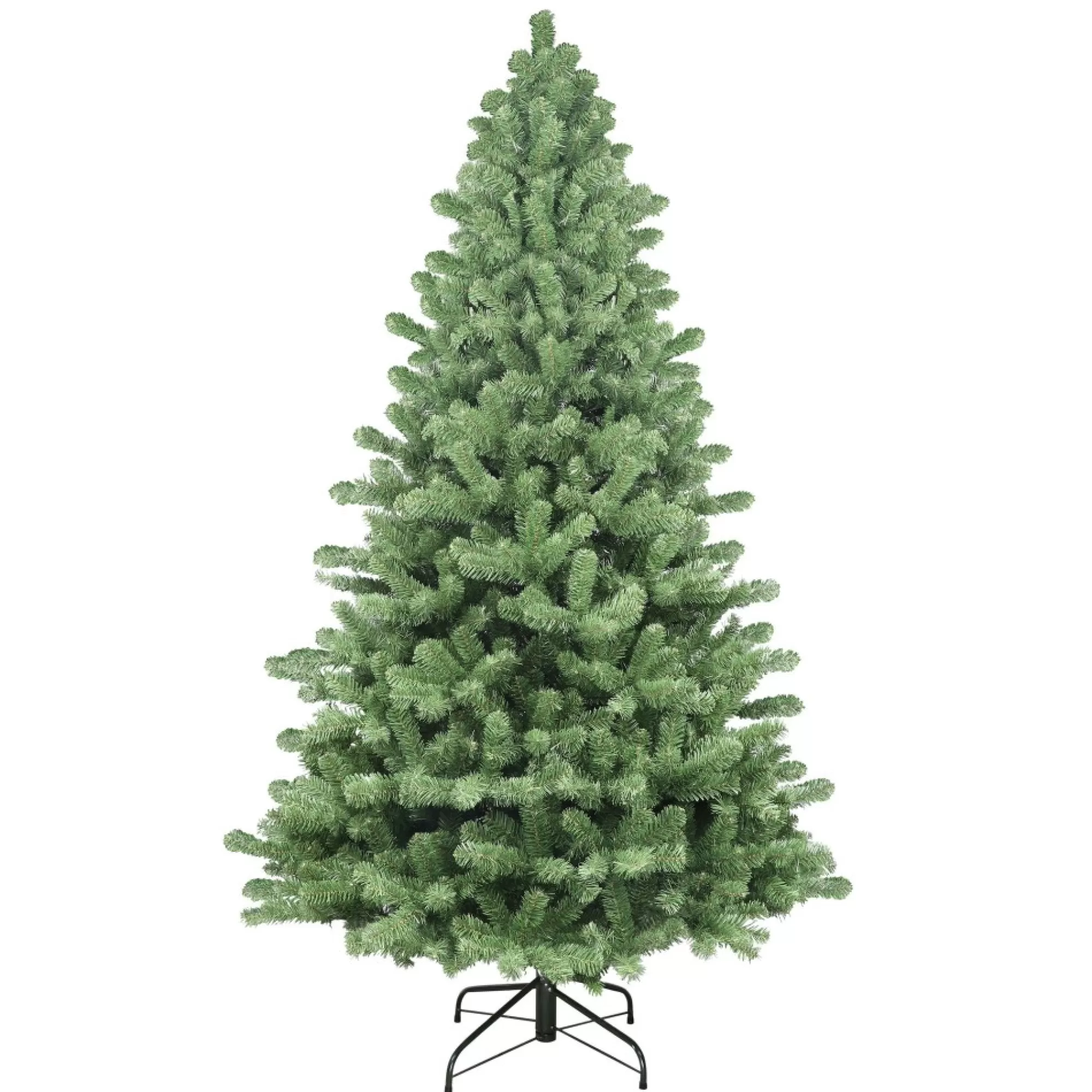 CC Christmas Decor Unlit-7.5' Vermont Spruce Artificial Christmas Tree With Stand, Unlit