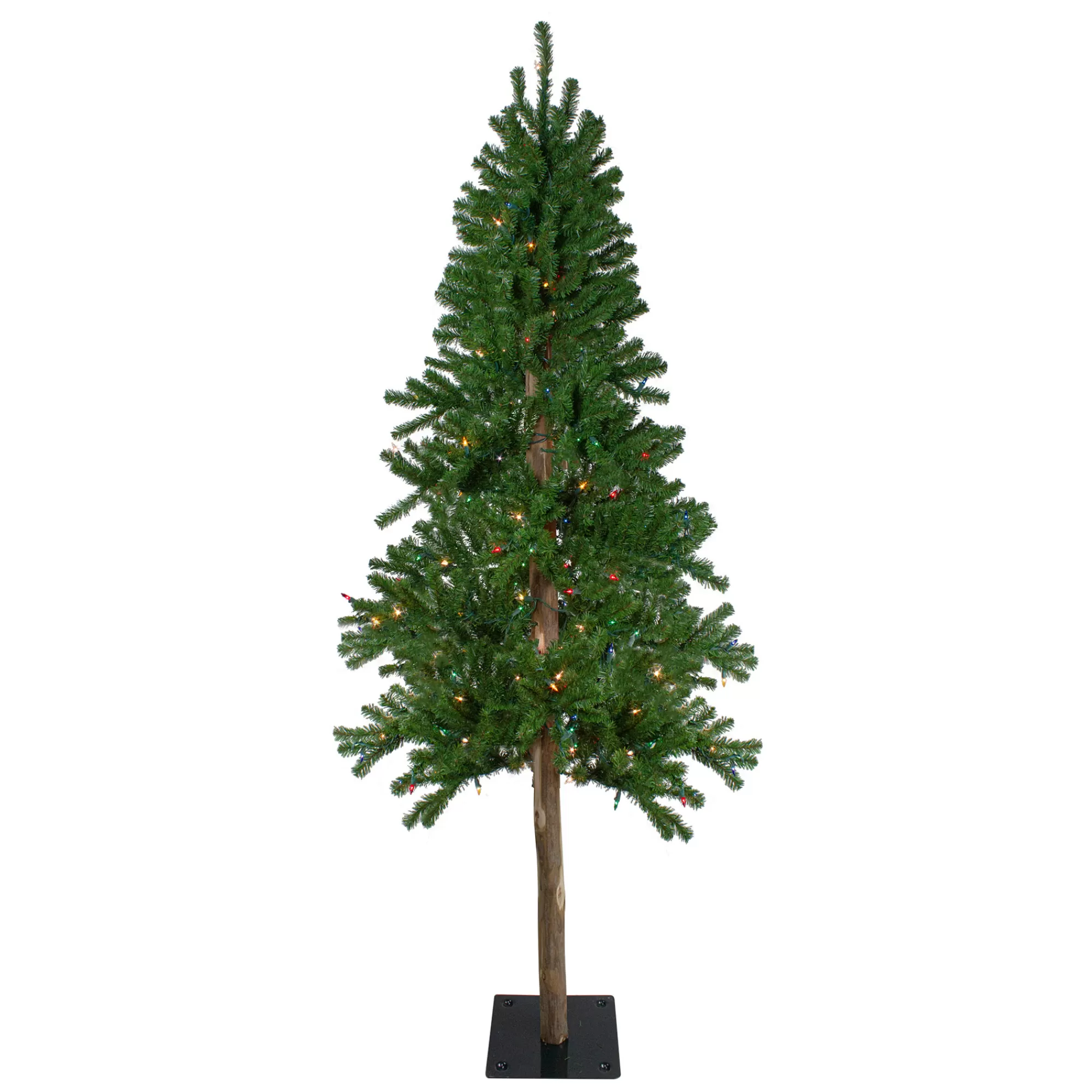 Northlight 7' Pre-Lit Alpine Artificial Christmas Tree - Multi Lights< Alpine