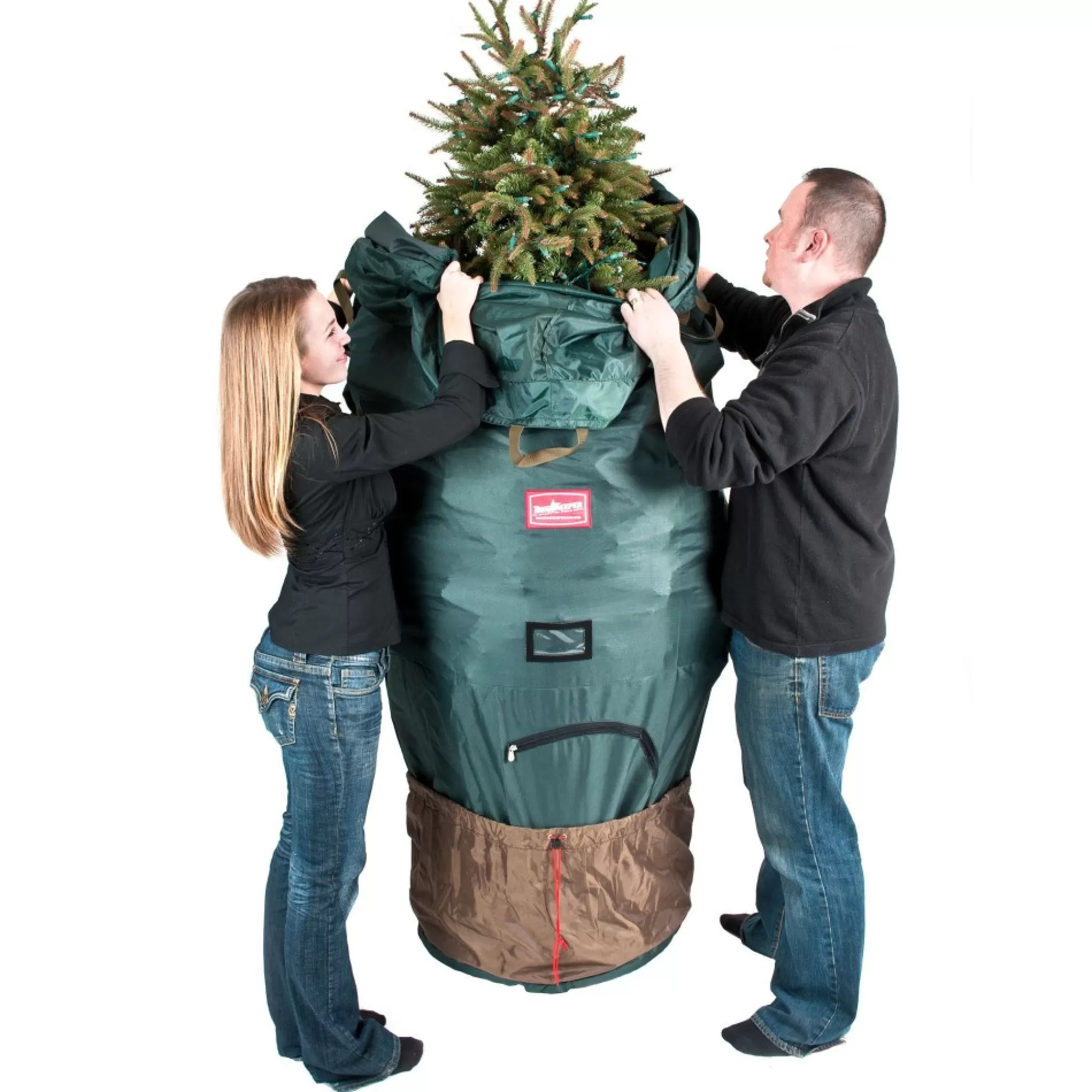 Tree Keeper Tree Storage-89" Green Upright Christmas Tree Medium Storage Bag