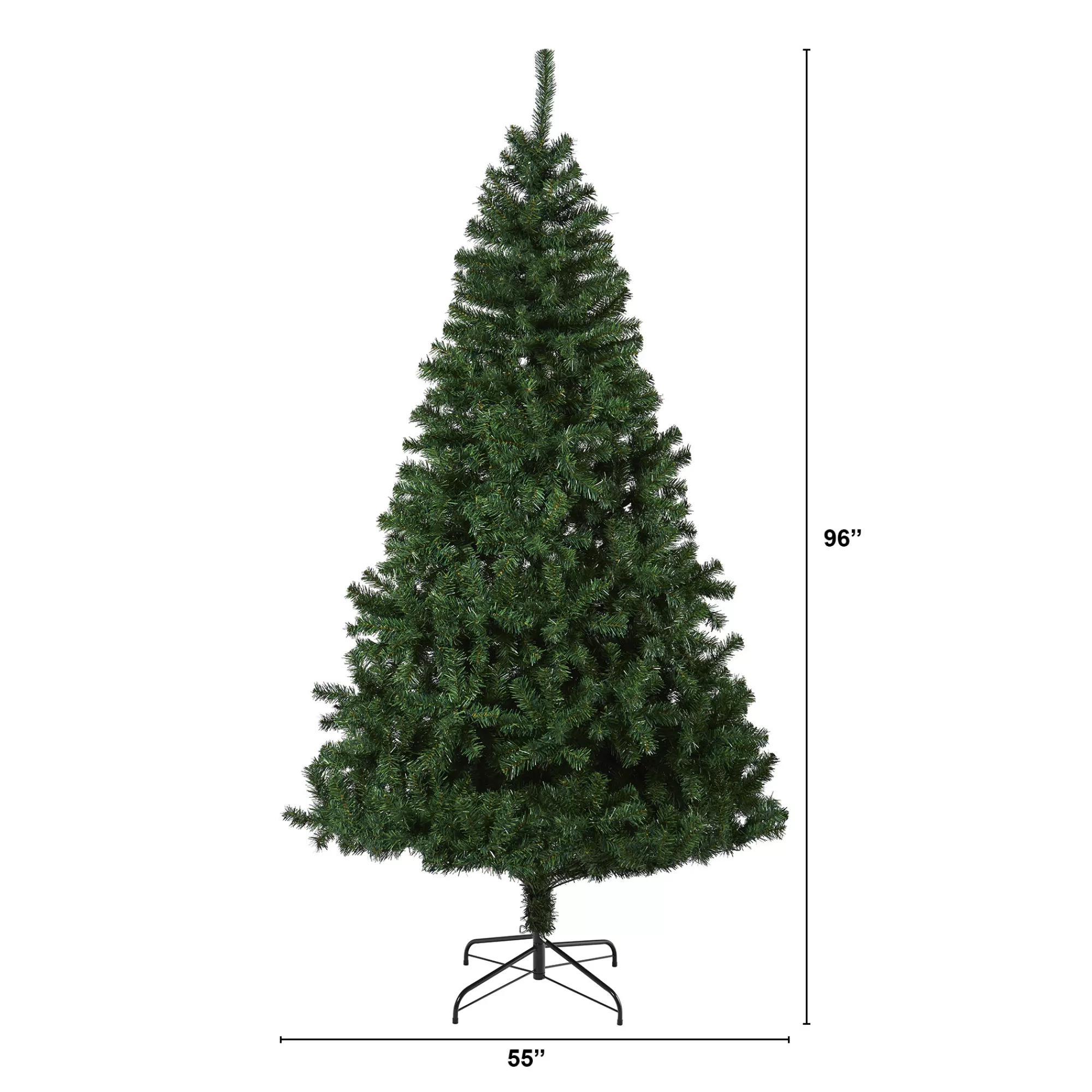 Nearly Natural 8' Northern Tip Pine Artificial Christmas Tree - Unlit< Colorful