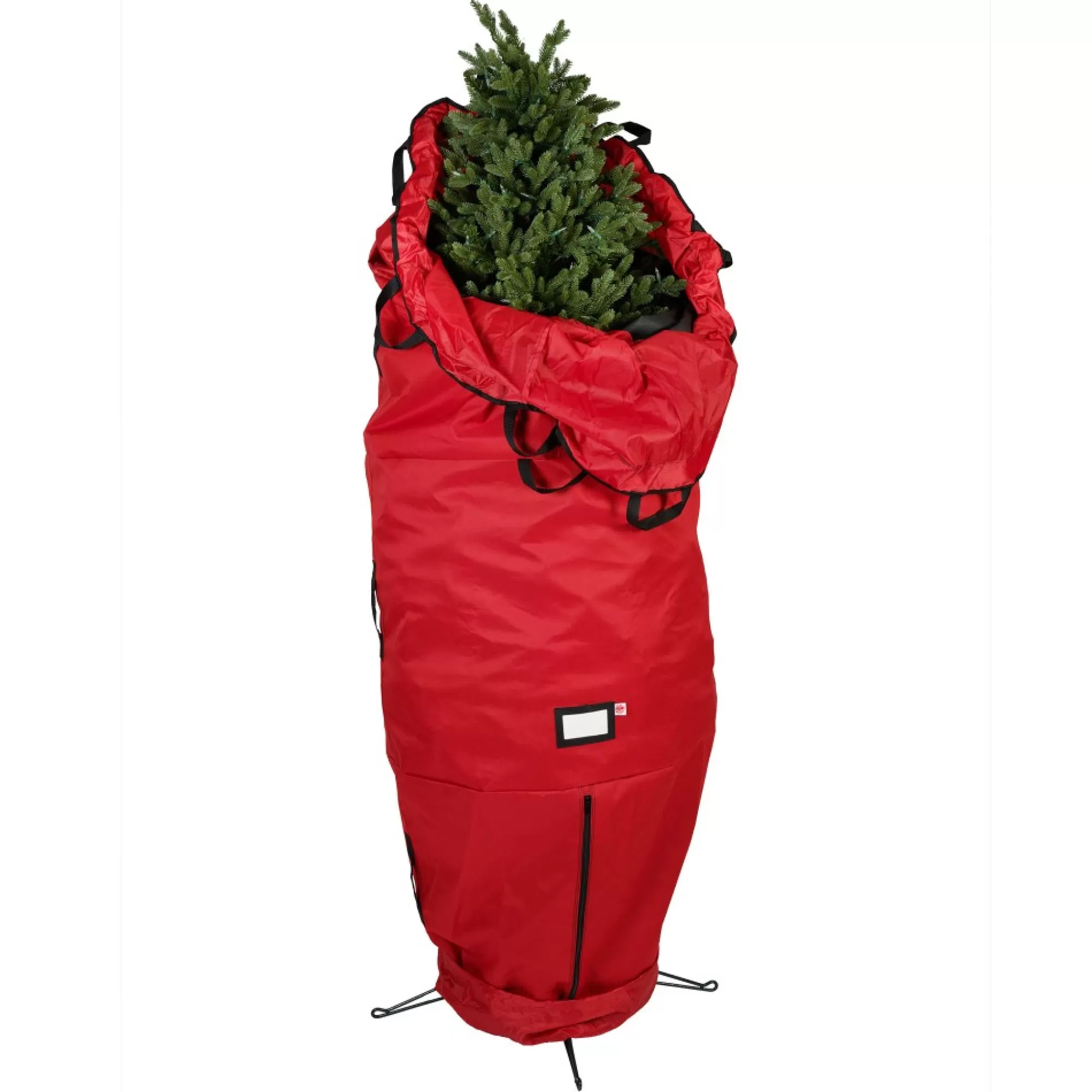 Christmas Central Tree Storage-96" Red Upright Christmas Tree Storage Bag