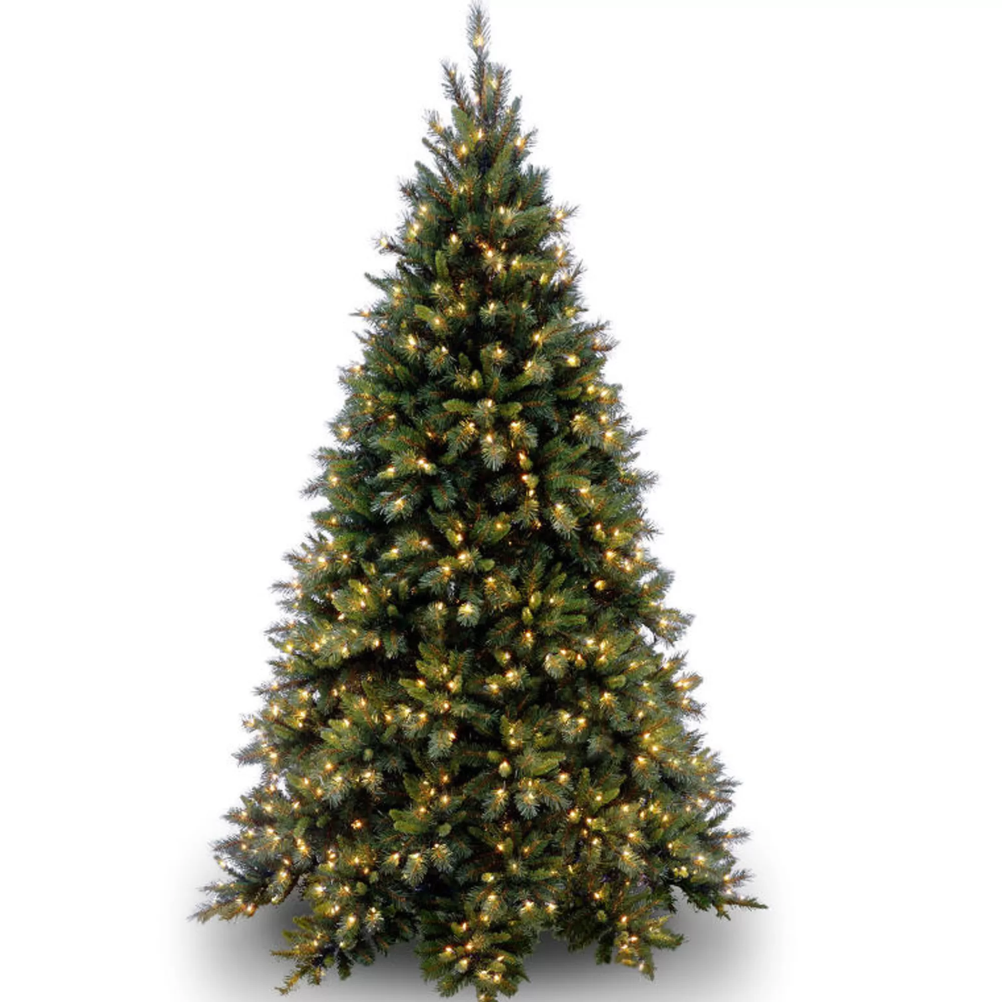 Christmas Central 9 Ft. Tiffany Fir Medium Tree With Clear Lights< Pre-Lit