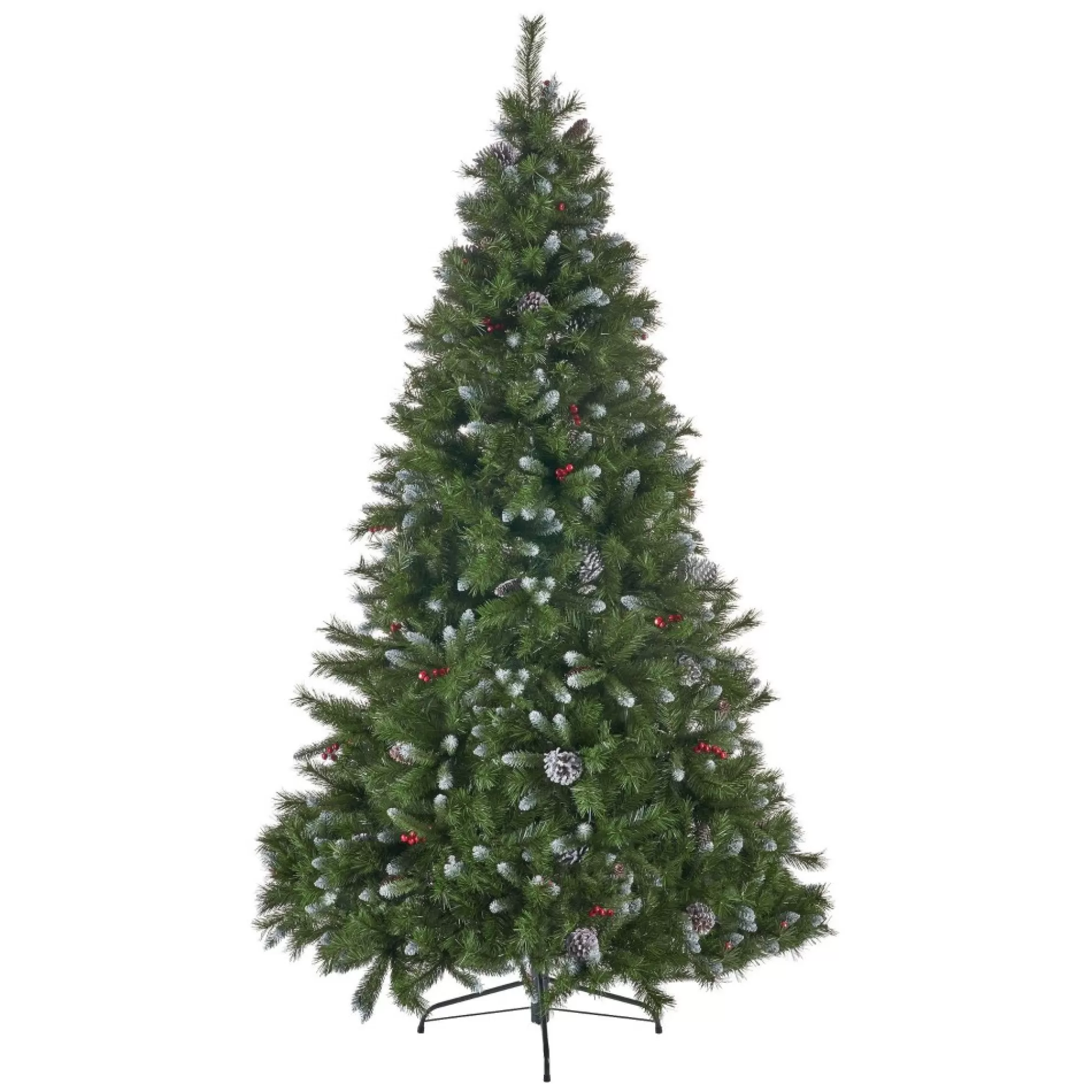 Contemporary Home Living Unlit-9' Medium Mixed Spruce Artificial Christmas Tree - Unlit