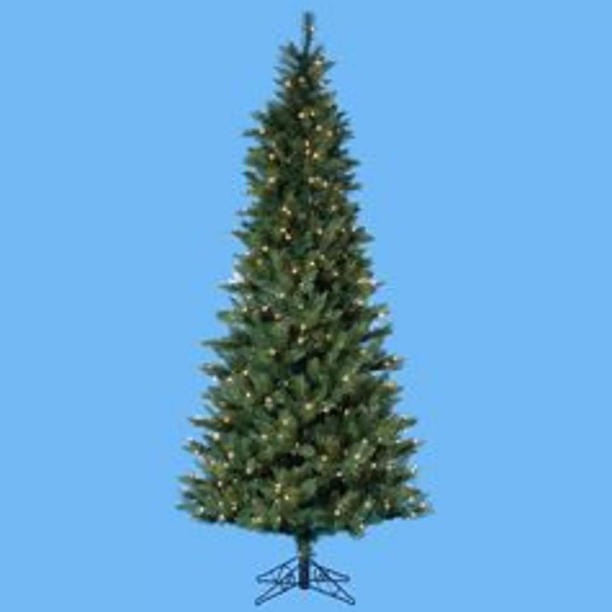 KSA 9' Pre-Lit Designer Classic Green Christmas Tree - Clear Lights< Pre-Lit