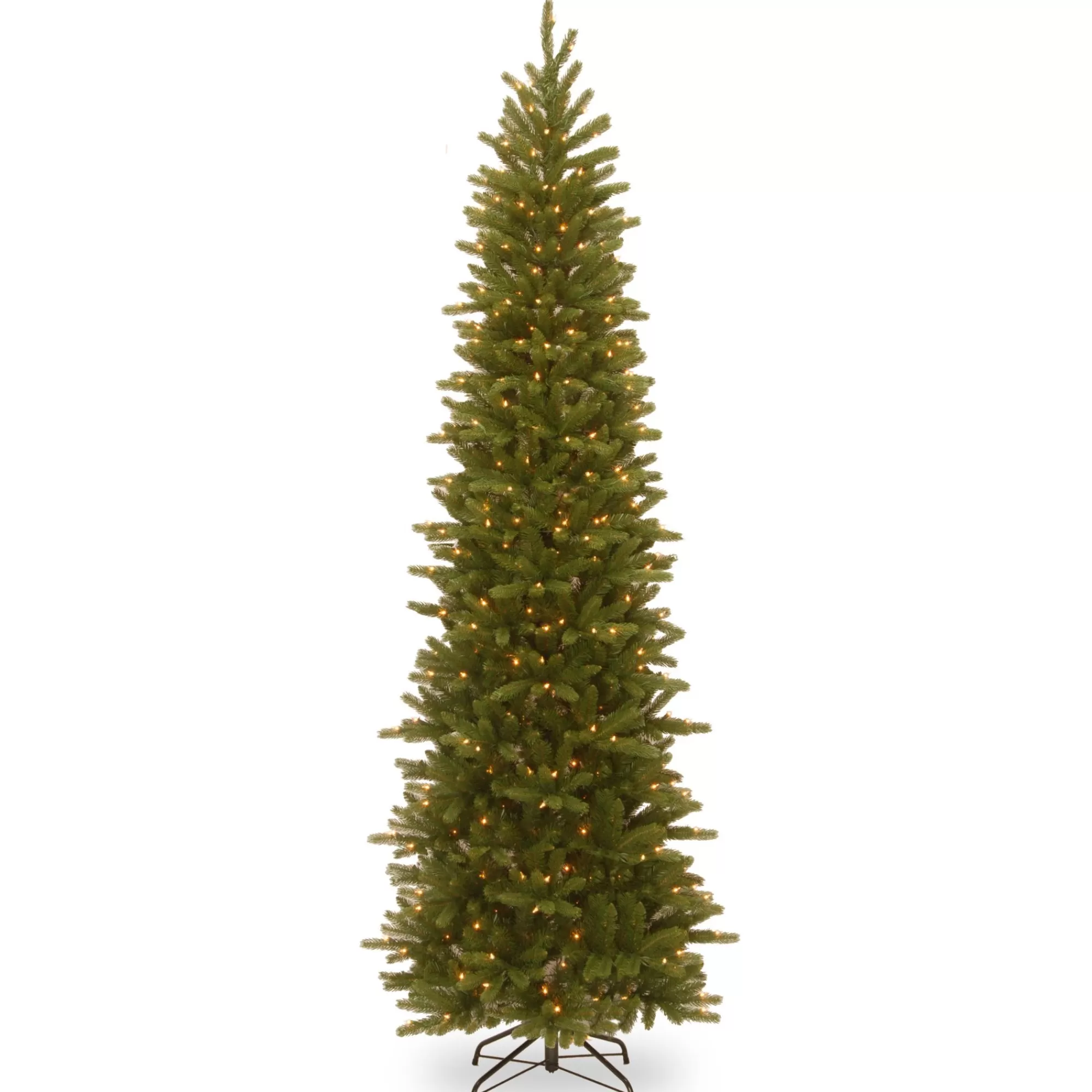 CC Christmas Decor 9' Pre-Lit Pencil Fir Artificial Christmas Tree - Clear Lights< Pre-Lit