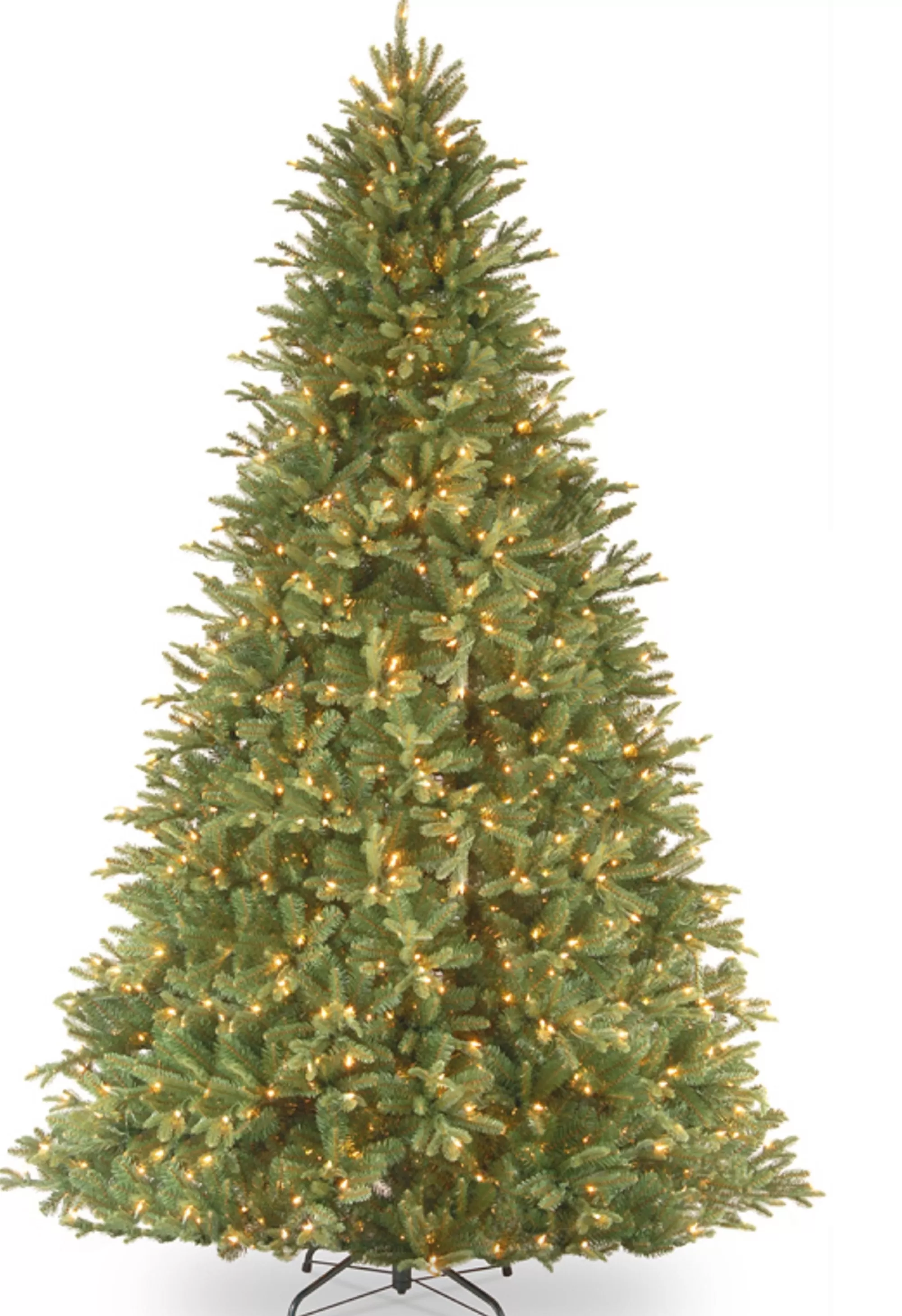 Christmas Central 9' Pre-Lit Tiffany Fir Artificial Christmas Tree – Clear Lights< Pre-Lit