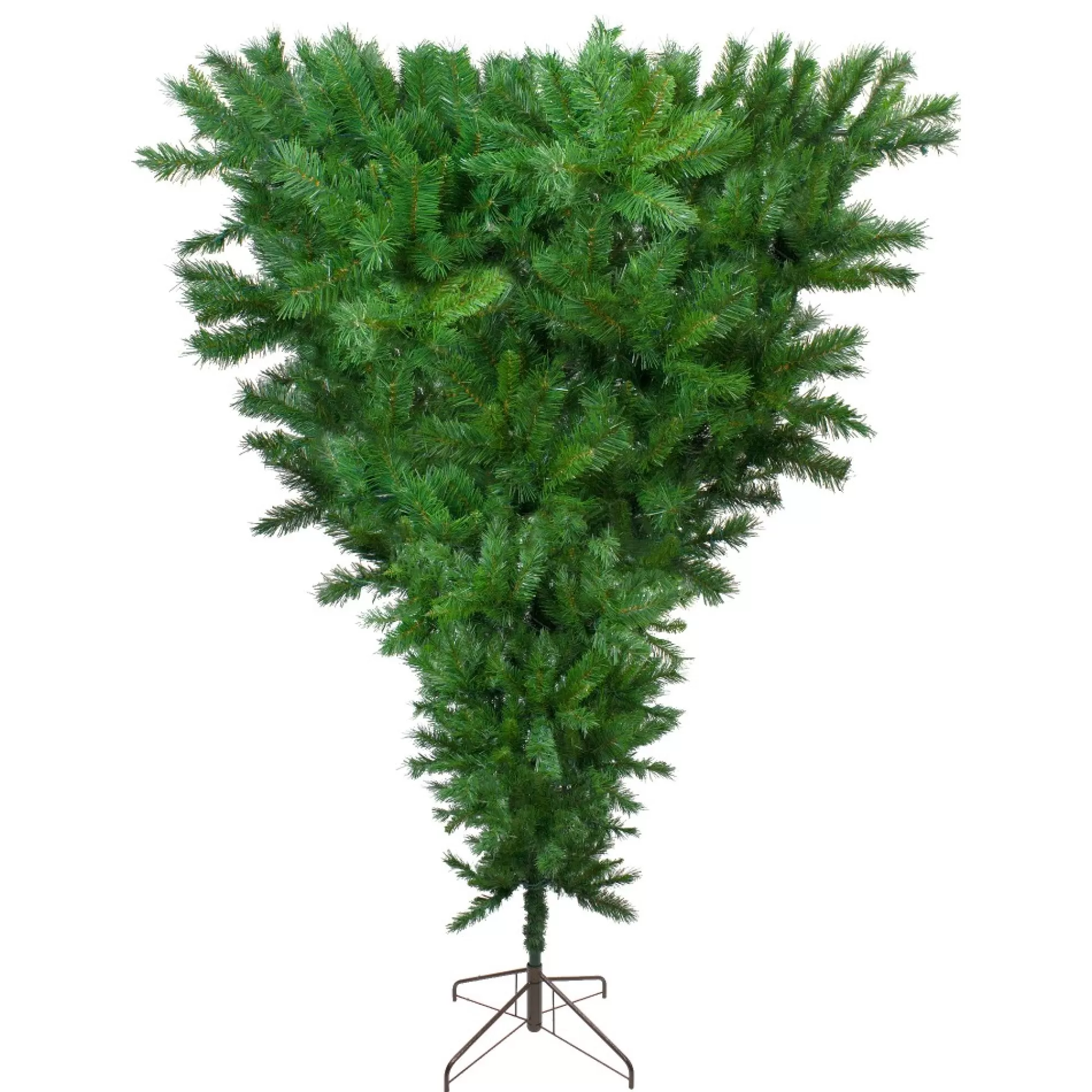 Northlight Upside Down-9' Sugar Pine Artificial Upside Down Christmas Tree - Unlit